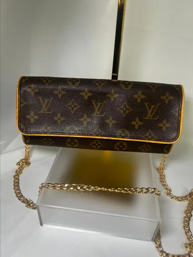 Louis Vuitton monogram Pochette twin crossbody bag