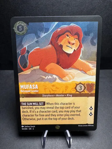 Mufasa: Betrayed Leader 14/24 (Near Mint) - Rise of the Floodborn - Lorcana - Disney