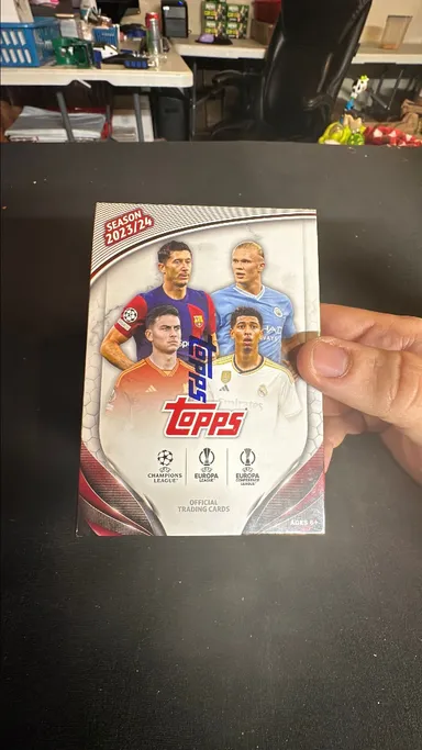 2023 / 2024 Champions League Topps UEFA Club Competitions Soccer 7-Pack Blaster Box