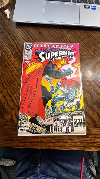 Superman: The Man of Steel #24 (Direct Edition), FMV $4 💰