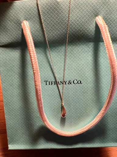 Tiffany & Co. Elsa Peretti Teardrop Pendant Necklace