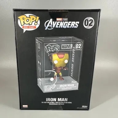Funko POP! Marvel Avengers Iron Man Die Cast #02 Funko Shop Exclusive 2021
