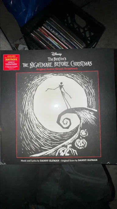 Tim Burton - "Nightmare Before Christmas" (2LP)(Zeotrope Artwork)