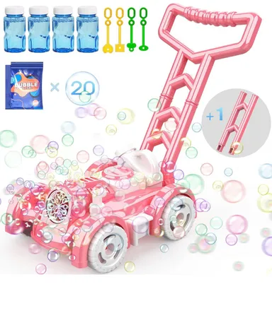 2024 New Models Bubble Lawn Mower Toddler Toys - Bubble Machine Summer Outdoor Toys