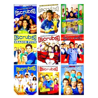Scrubs: The Complete Series (DVD, 2010)