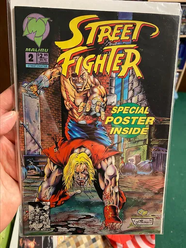 Street fighter #2 by Malibu Comics