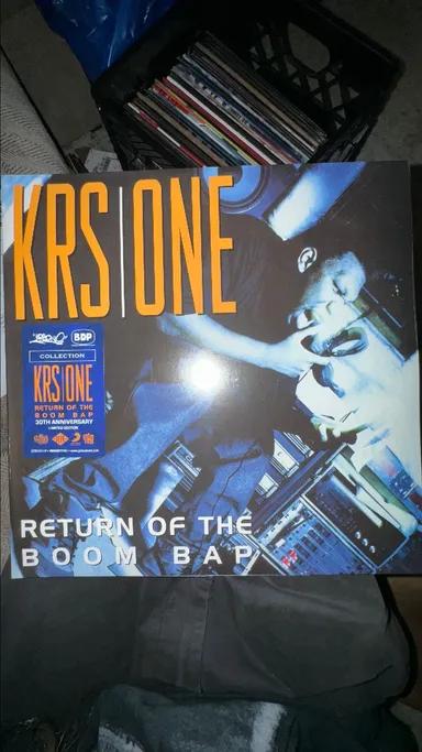 KRS ONE - "Return Of The Boom Bap" (2LP)(Blue/Orange Swirl)