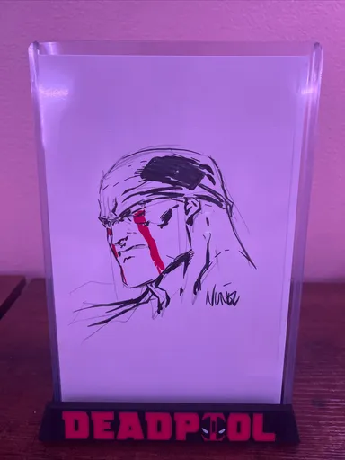 Deathblow original sketch by Eddie Nunez