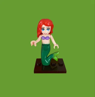 Ariel The Little Mermaid Disney Building Blocks Lego Type Minifigure