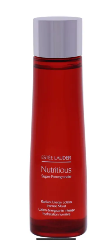 NIB Estee Lauder Nutritious Super-Pomegranate Radiant Energy Lotion for Women 6.7 Fl. Oz. 200 ml.