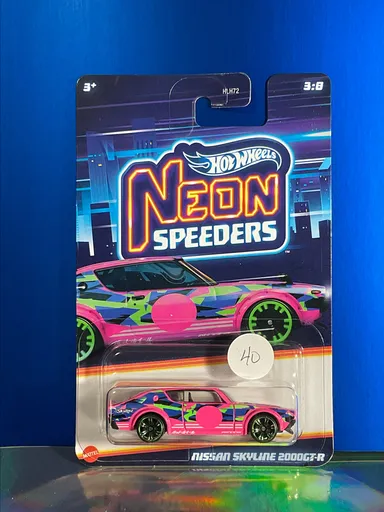 HW#40 Neon Speeders Series 2 Nissan Skyline 2000GT-R Kenmeri 3/8
