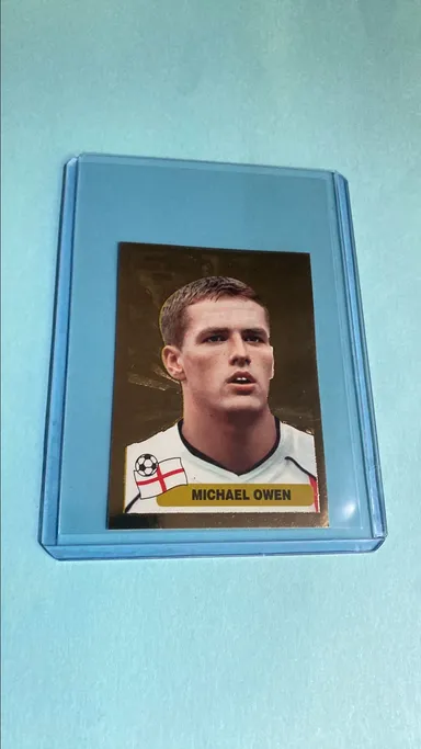 Michael Owen Foil 2002 World Cup Navarrete England