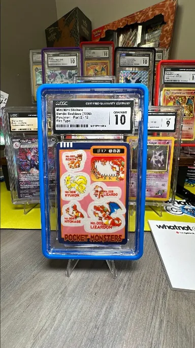 Bandai Sealdass Charizard Fire Type 2 mini stickers