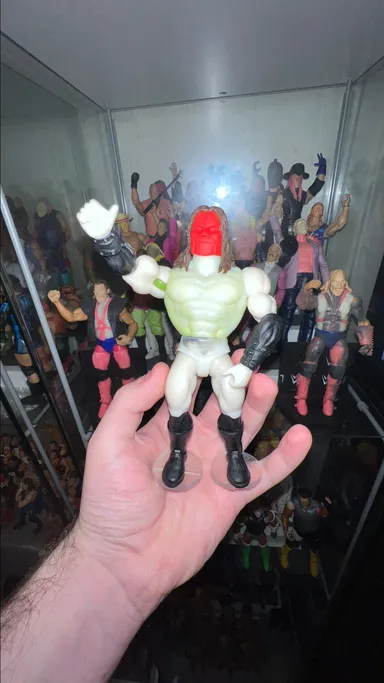 Masters of the WWE Mattel Universe Kane Figure MOTU Retro Wave 6 Prototype RARE