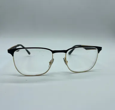 Ray Ban RB 6363 2890 Square Black Gold Eyeglasses Optical Frame 52-18-145