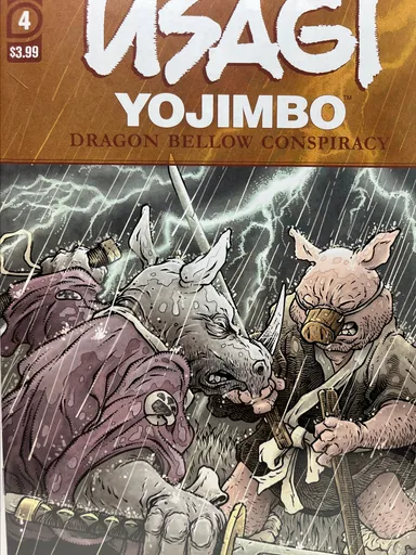 2021 Usagi Yojimbo: Dragon Below Conspiracy #4, Written & Drawn by Stan Sakai, IDW Comics
