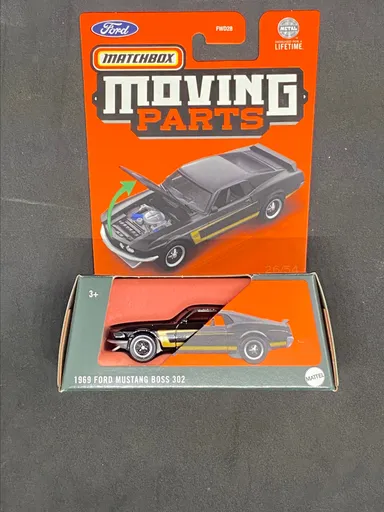Matchbox Moving parts 1969 Ford Mustang Boss 302 Yours will be unopened