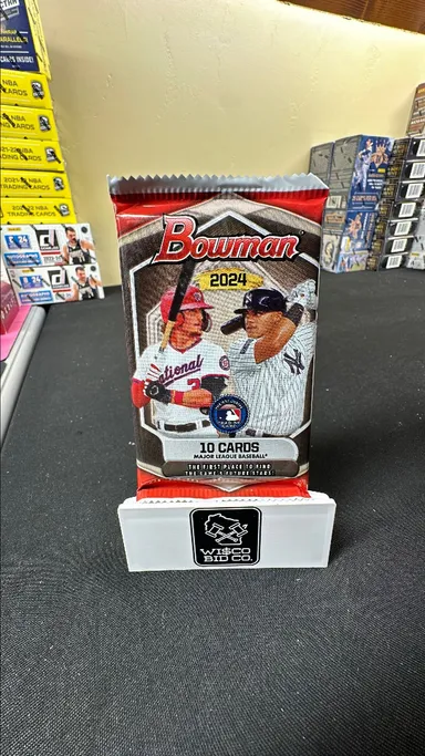 2024 Bowman MLB Baseball Sealed 10 Card Retail Pack