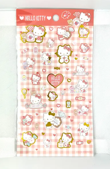 Sanrio Hello Kitty Sticker Sheet - Candy