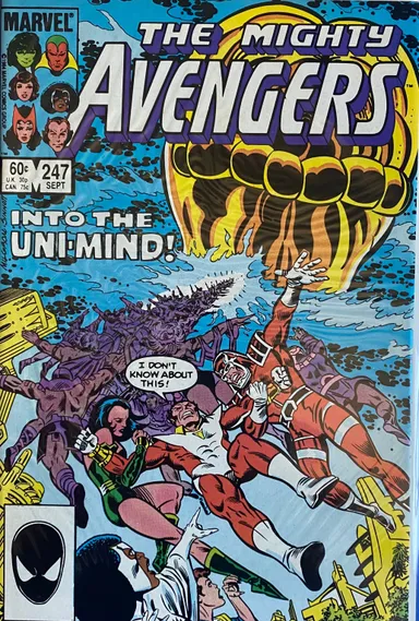 Avengers #247 - Eternals Origin, Uni-Mind, Starfox - Marvel 1984