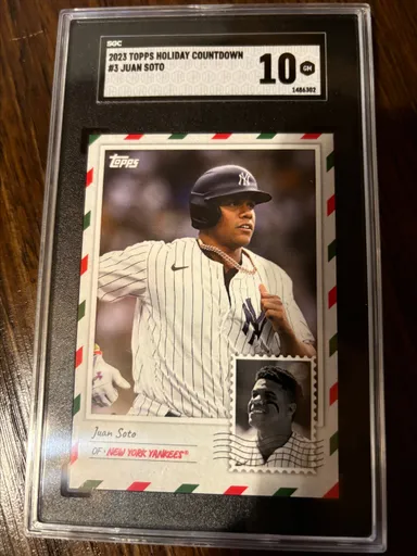 2023 Topps Holiday Countdown Juan Soto SGC  10