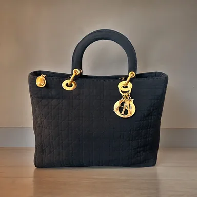 Lady Dior Cannage Tote Bag