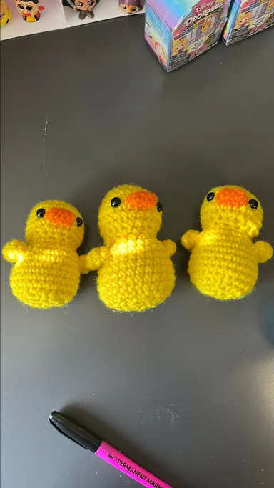 Handmade Crochet Duck Plush