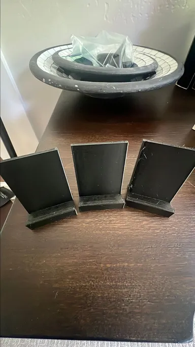 Three Graded Coin/Card Stands