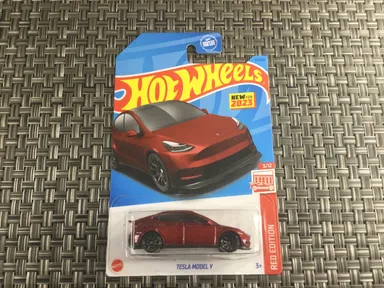 2023 Mattel Hot Wheels Target Exclusive Red Edition #3/12 Tesla Model Y