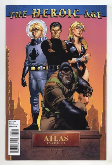 Atlas #1 NM First Print Chris Stevens Heroic Age Variant Cover