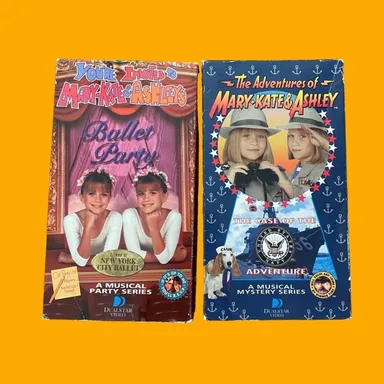 2 Mary Kate And Ashley Olsen Vintage VHS Tape