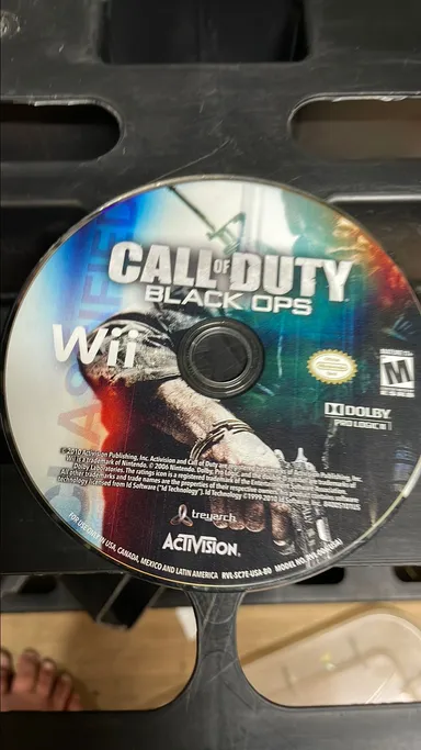 Wii: call of duty black ops