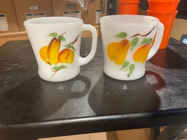 Fire King Anchor Hocking Mugs (2 for one price)