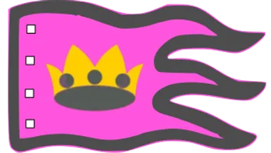 Pink Knight Flag