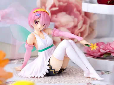 Re:Zero Starting Life in Another World Ram (Flower Fairy Ver.) Noodle Stopper Figure