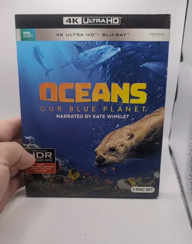 Oceans Our Blue Planet 4K Ultra HD Bluray/Bluray w/ OOP Slipcover
