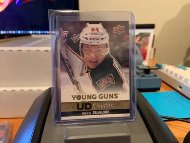 Granlund	Mikael	UD Canvas Young Guns - Rookie YGC RC  Wild Sharks