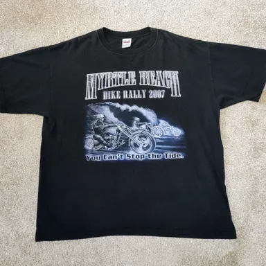 2007 Myrtle Beach, SC Bike Week T-shirt Size 2XL