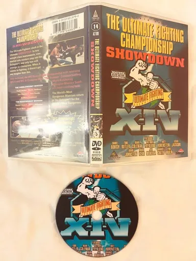UFC 1997 UFC 14 DVD & Case