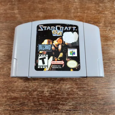 Nintendo 64 Starcraft 64 N64 Game