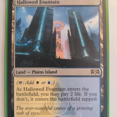single - hallowed fountain