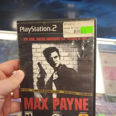 Max Payne PS2 Playstation 2 No Manual