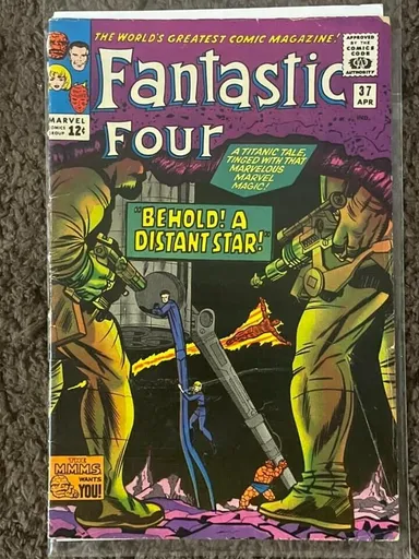 Fantastic Four #37 (Personal Collection RAW 4.0-5.0 - MARVEL 1965) (ITEM VIDEO!)