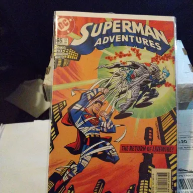 Superman Adventures #65 2002 Livewire cover
