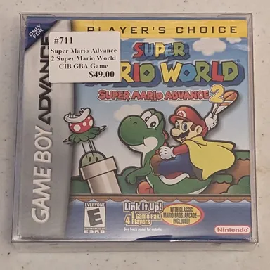 GBA Game (US) Super Mario Advance 2: Super Mario World