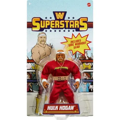 WWE Superstars Hulk Hogan Action Figure NEW WWF Hulkamania Wrestling Legend