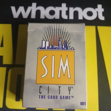 New/SEALED - SIM CITY: The Card Game (801) - Starter Deck