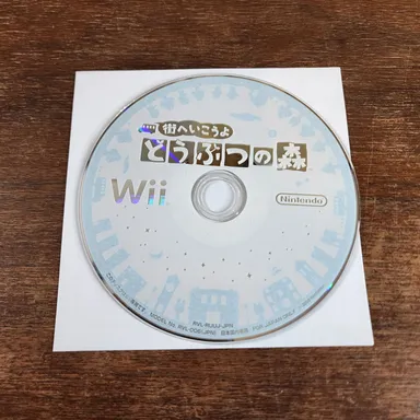 Nintendo Wii Animal Crossing City Folk Japan Import Loose Game