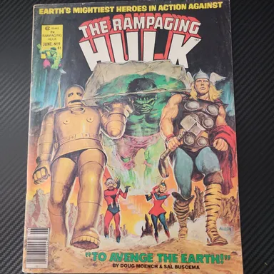 the rampaging Hulk