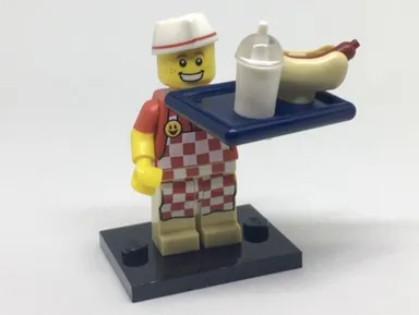 Lego Series 17 Hot Dog Man - Minifigure with accessories Col291